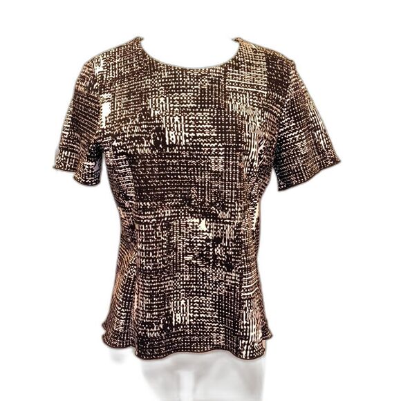 Vince Camuto Geo Style Top - Picture 3 of 8